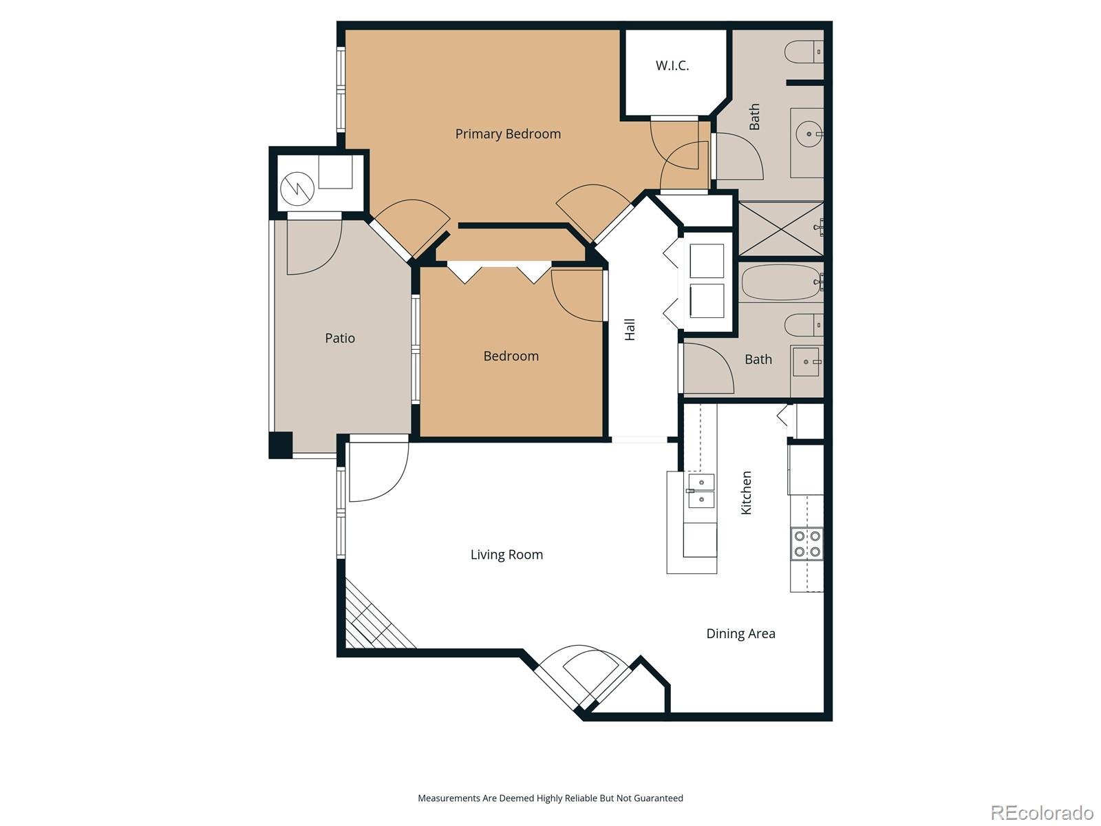 10805 Twenty Mile Road, Unit 104 Parker, CO 80134 - Photo 43 of 43 a picture of a floor plan