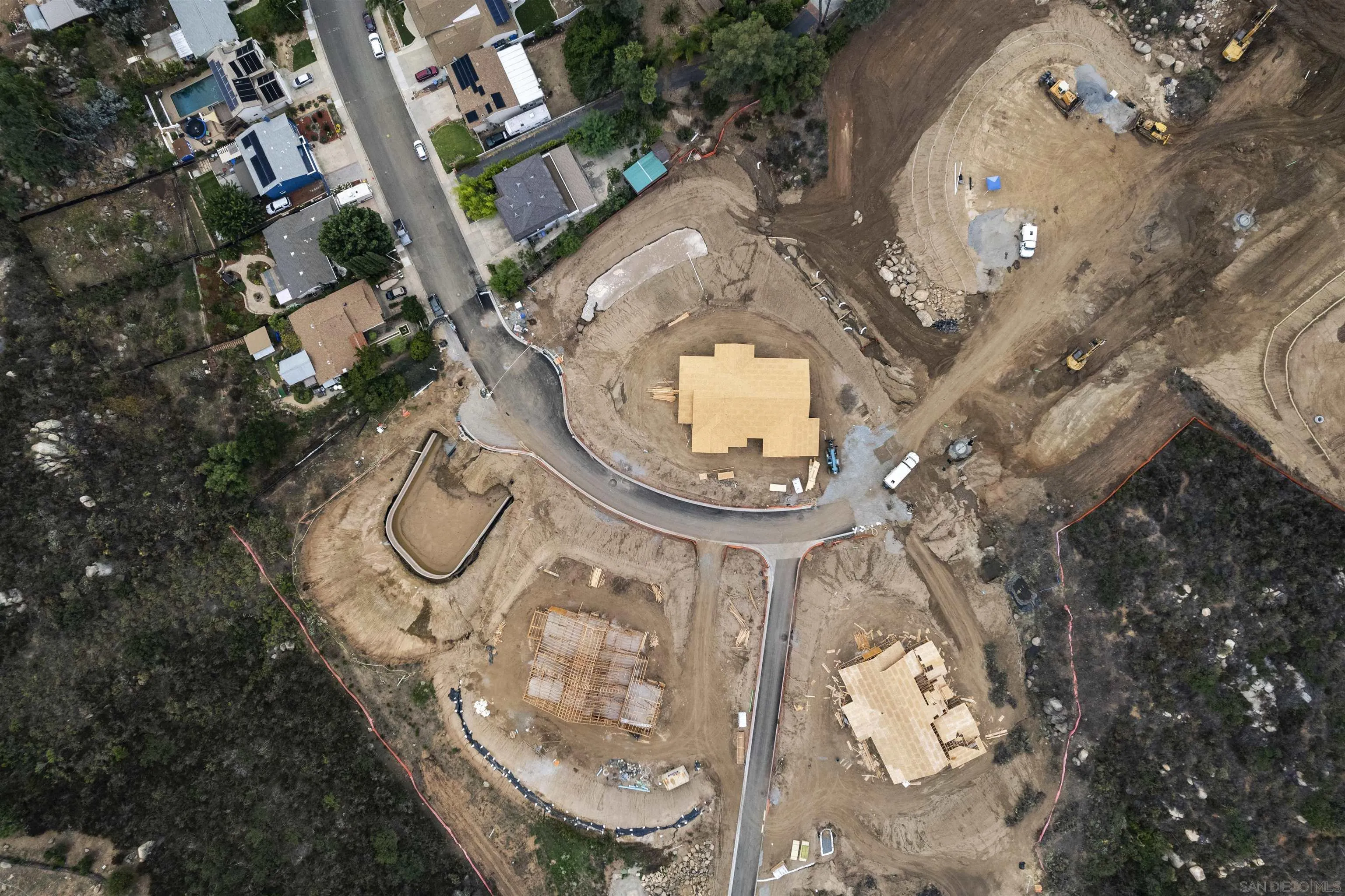 15105 Summit Trail Road Poway, CA 92064 - Photo 14 of 15 an aerial view of a highlighted house