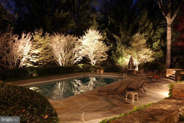 321 Chattolanee Hill Road Owings Mills, MD 21117 - Photo 21 of 29 Pool at night