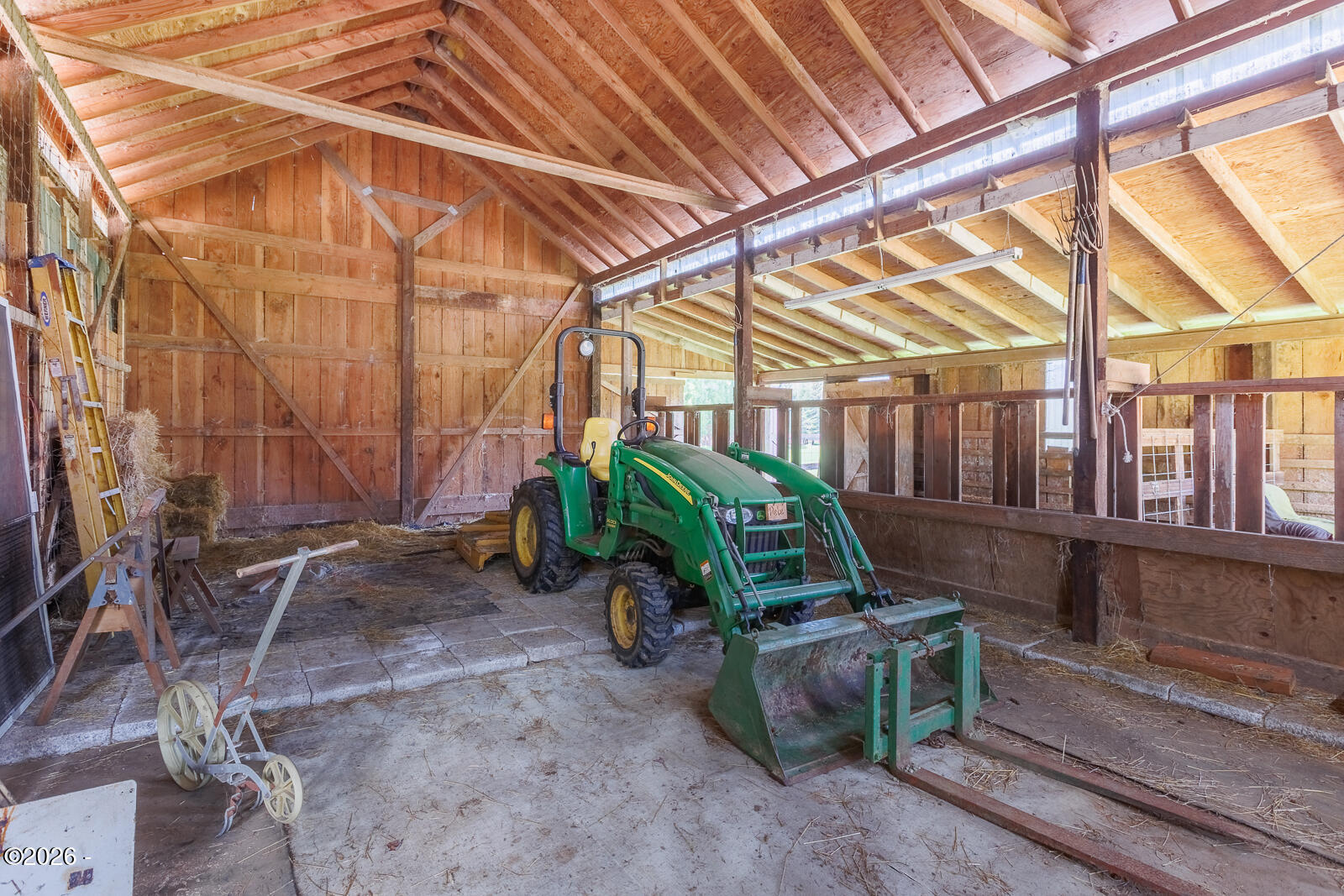 871 Old River Road Northeast Siletz, OR 97380 - Photo 62 of 86 Barn Interior