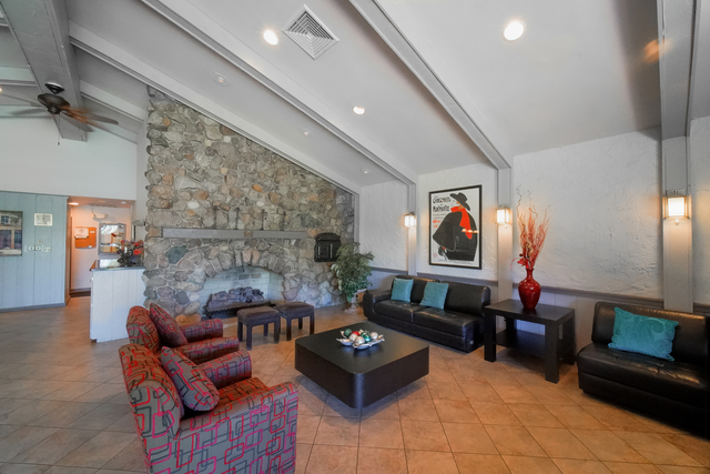 3900 Dundee Road, Unit 104 Northbrook, IL 60062 - Photo 34 of 34 a living room with furniture and a fireplace