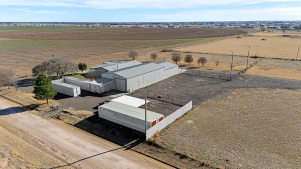 a view of a patio and an ocean view