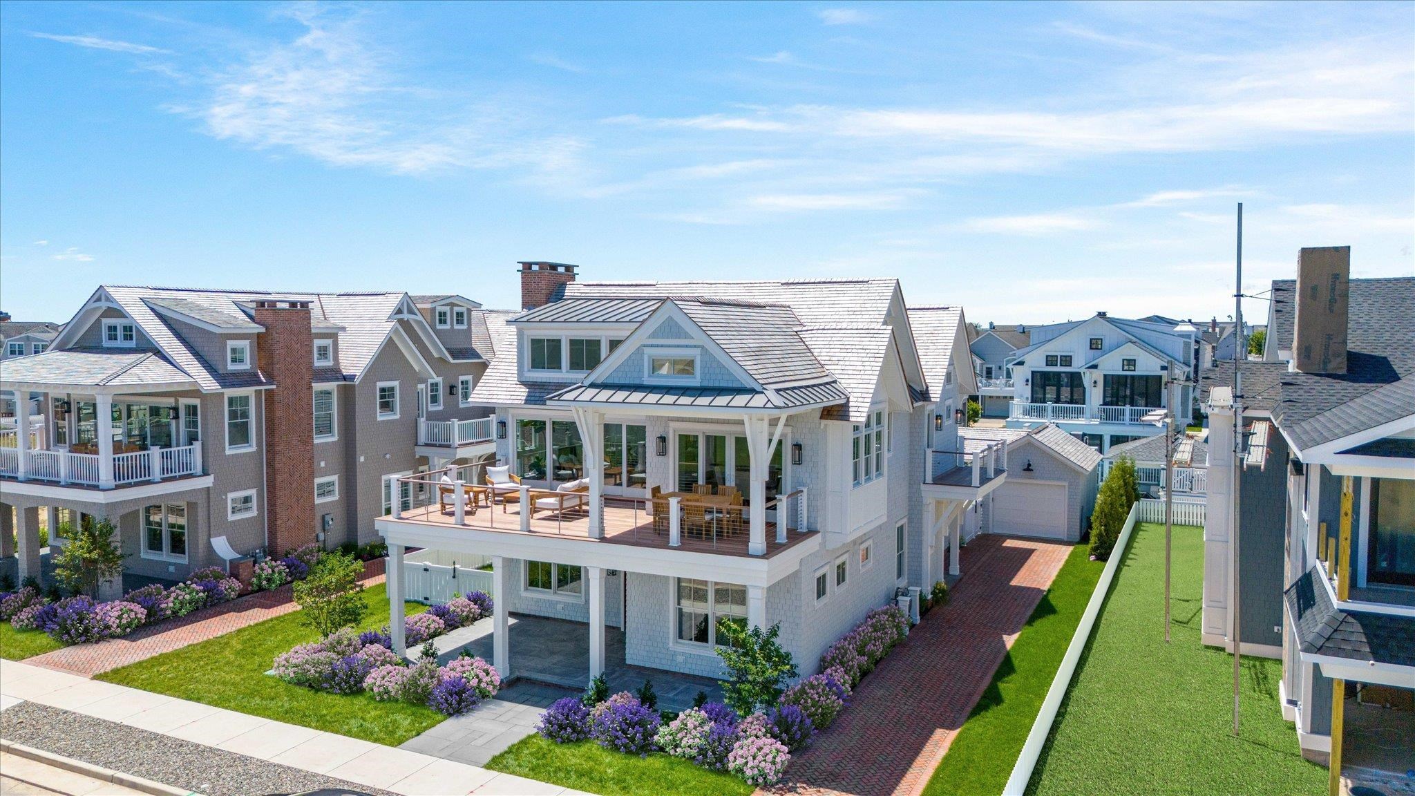 a view of a city with tall buildings