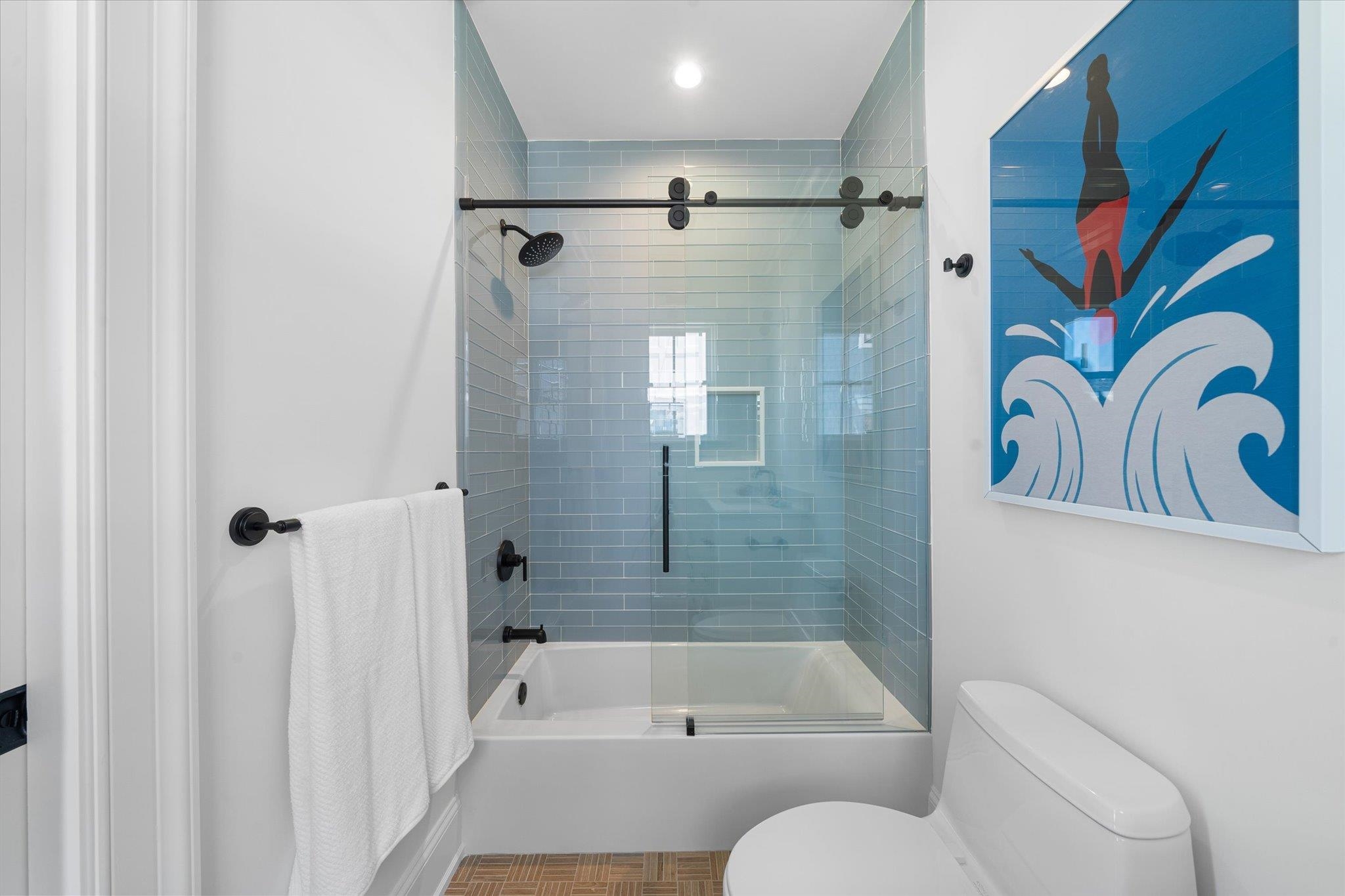 155 112th Stone Harbor, NJ 08247 - Photo 27 of 49 a bathroom with a toilet and a shower