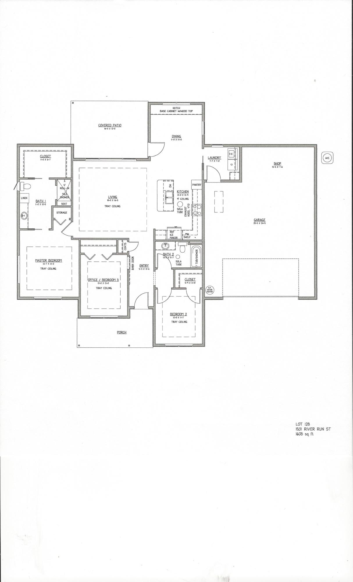 1501 River Run Street Central Point, OR 97502 - Photo 52 of 52 Floor Plan