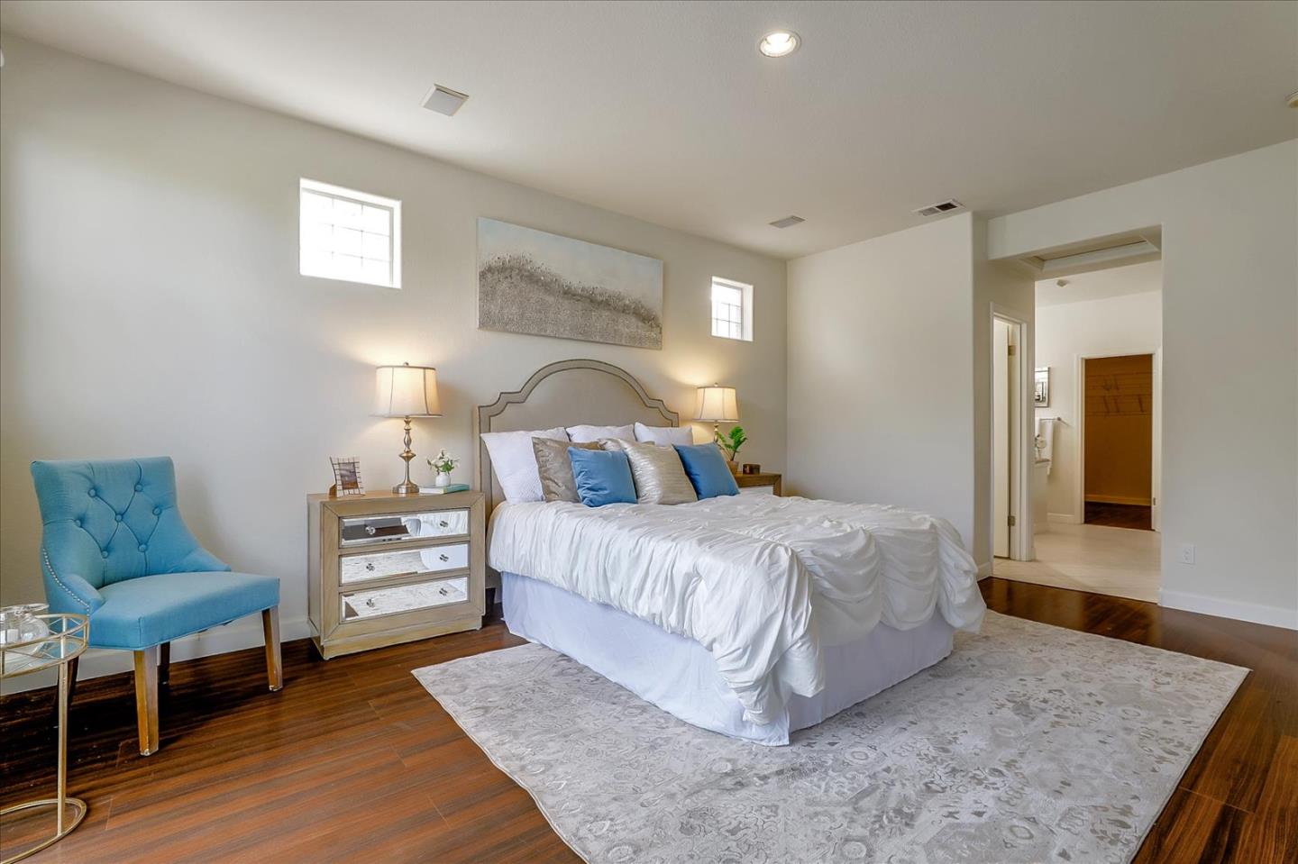 5803 Killarney Circle San Jose, CA 95138 - Photo 27 of 57 a bedroom with bed and a couch