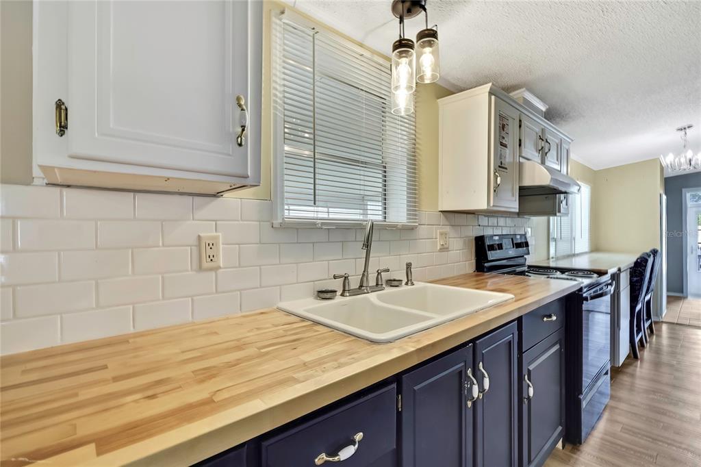 2400 Lemur Drive Holiday, FL 34690 - Photo 14 of 39 a kitchen with a sink and cabinets