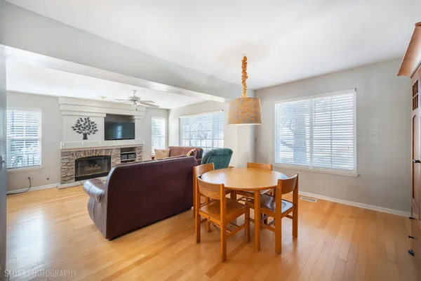 a view of a park with welcome board