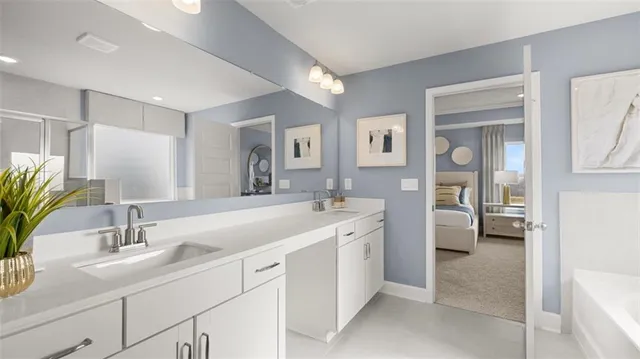 a view of a small space