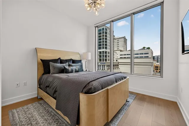 a front view of a building with street view