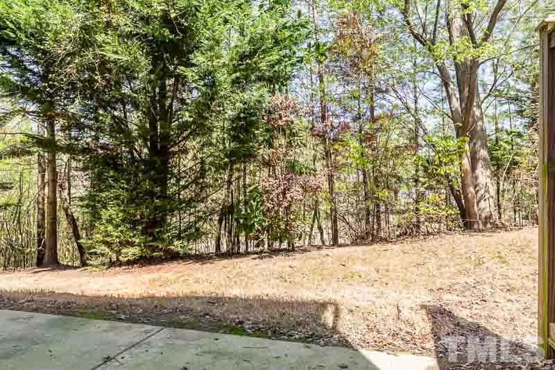 8722 Owl Roost Place Raleigh, NC 27617 - Photo 22 of 26 a view of yard covered with snow