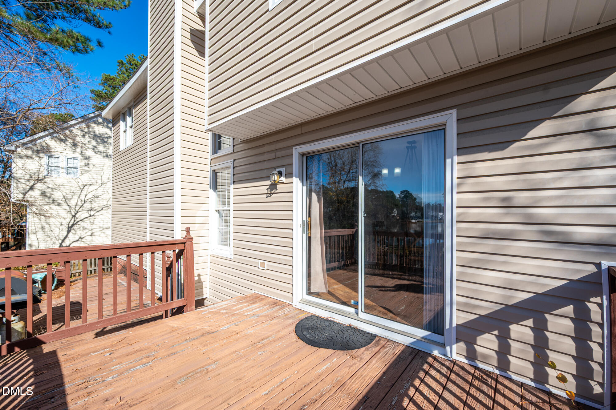 701 Thistlegate Trail Raleigh, NC 27610 - Photo 38 of 53 a view of wooden balcony