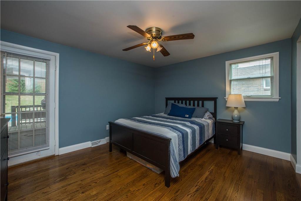 23 Stancey Road Pittsburgh, PA 15220 - Photo 13 of 25 Spacious owner's bedroom has immediate access to covered back porch & pool.