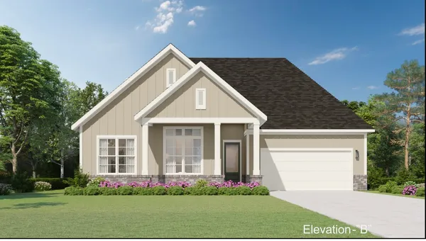 a front view of house with yard