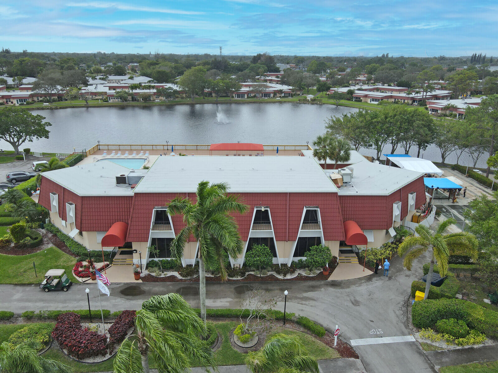 316 Cape Cod Circle, Unit B Lake Worth, FL 33467 - Photo 33 of 38 35_Aerial_9_mls