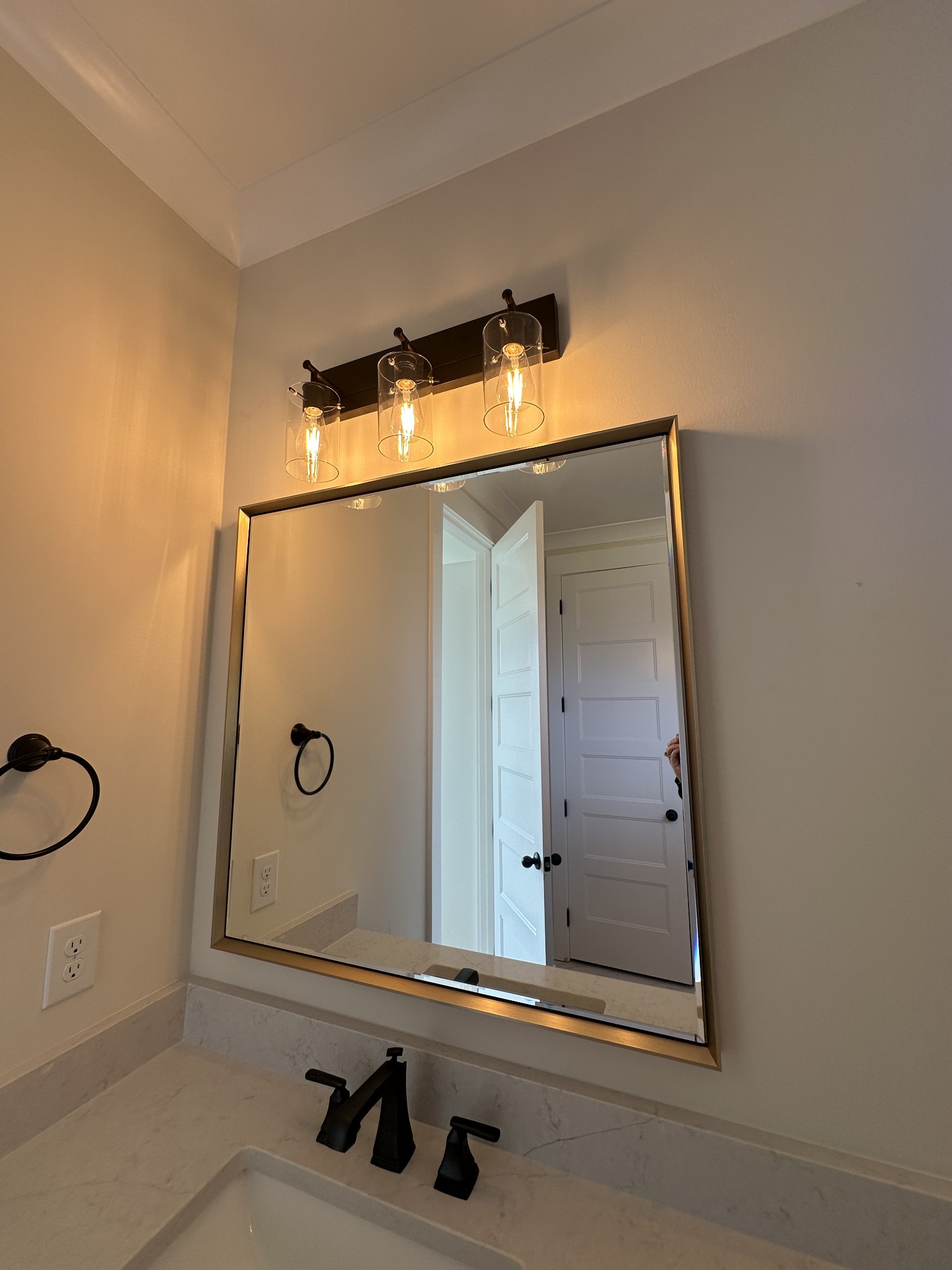 1576 Frye Road Columbia, TN 38401 - Photo 45 of 66 a bathroom with a sink a mirror and shower