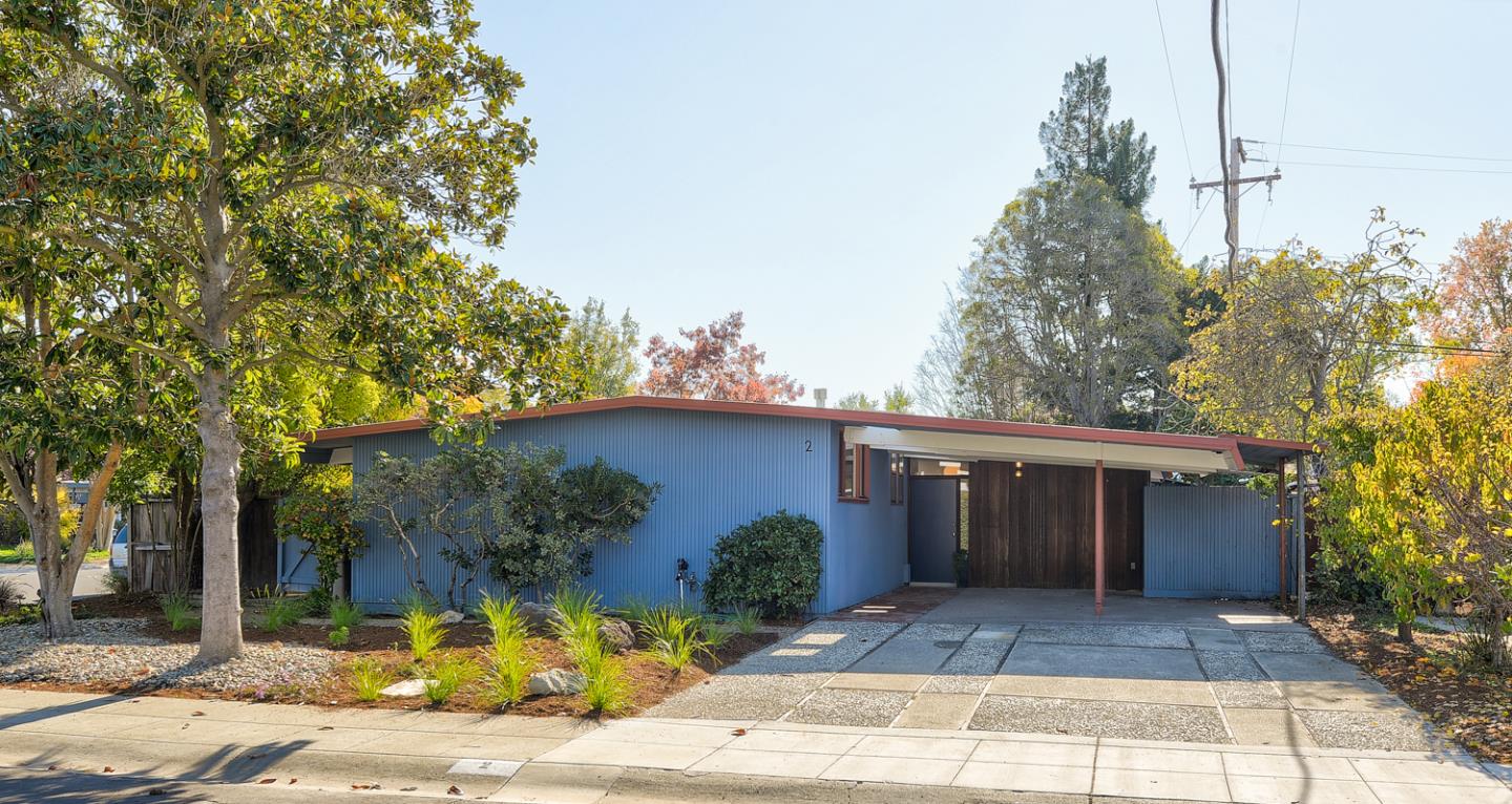 2 Roosevelt Circle Palo Alto, CA 94306 - Photo 1 of 42 a view of a house with palm trees