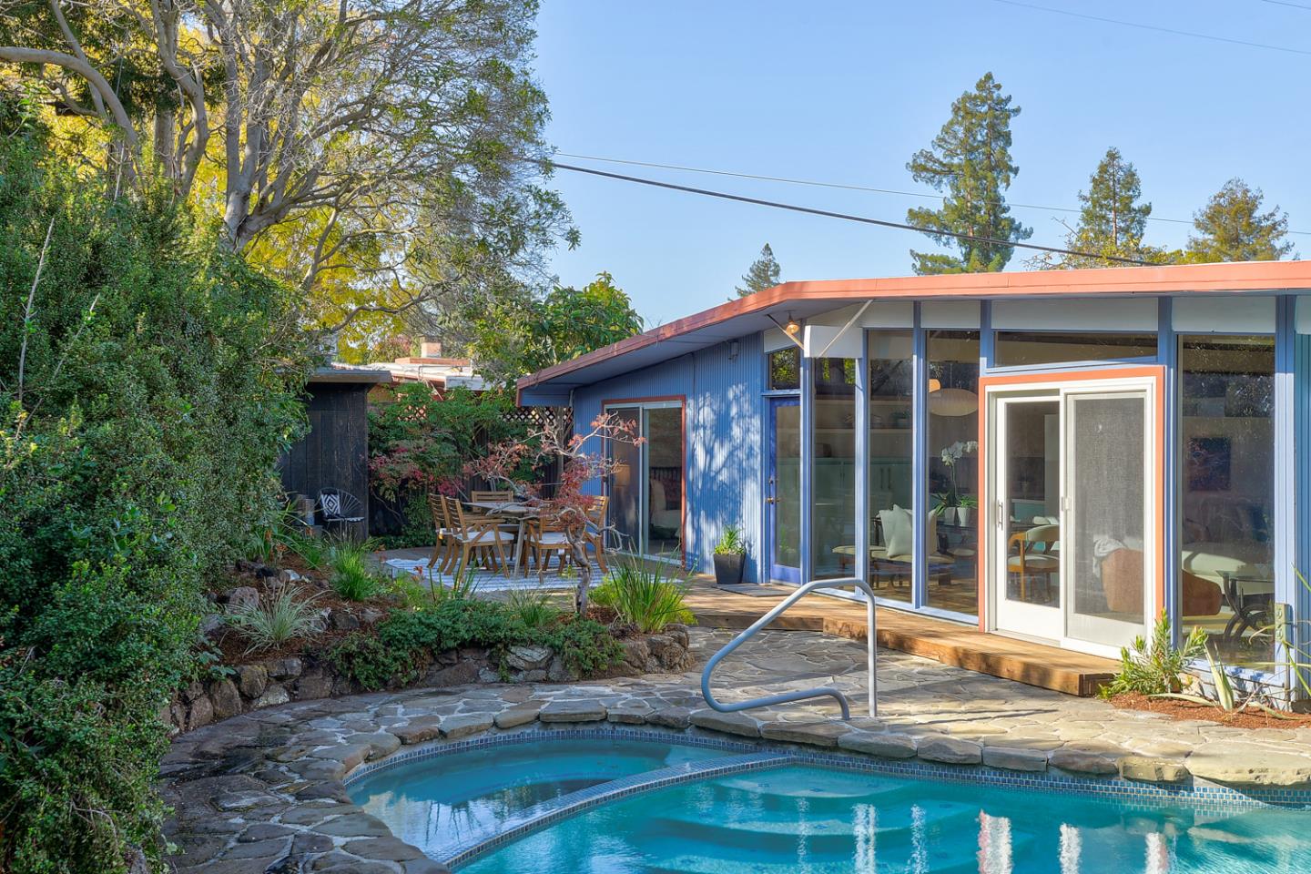 2 Roosevelt Circle Palo Alto, CA 94306 - Photo 33 of 42 a view of a house with backyard porch and sitting area