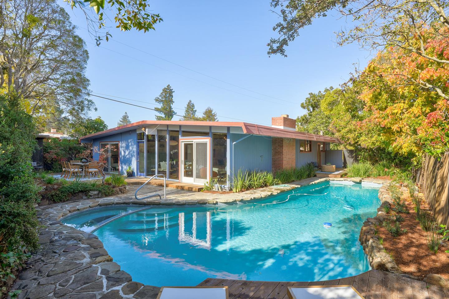 2 Roosevelt Circle Palo Alto, CA 94306 - Photo 38 of 42 a view of a house with backyard porch and sitting area