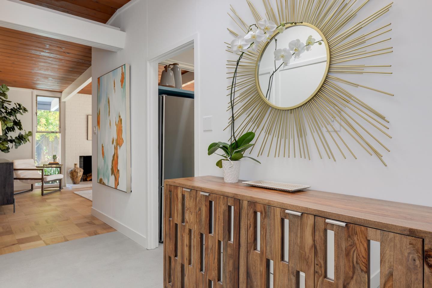 2 Roosevelt Circle Palo Alto, CA 94306 - Photo 4 of 42 a view of a livingroom with furniture and wooden floor