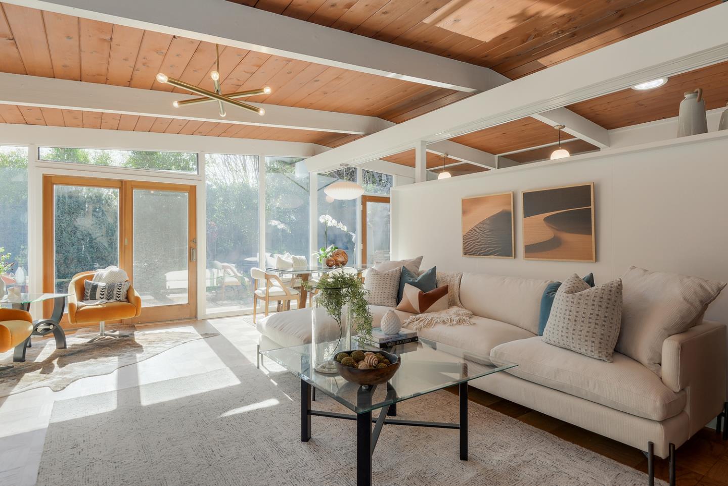 2 Roosevelt Circle Palo Alto, CA 94306 - Photo 8 of 42 a living room with furniture and a large window