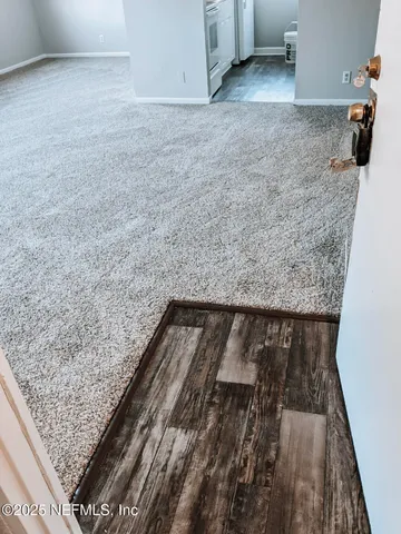 a view of wooden floor