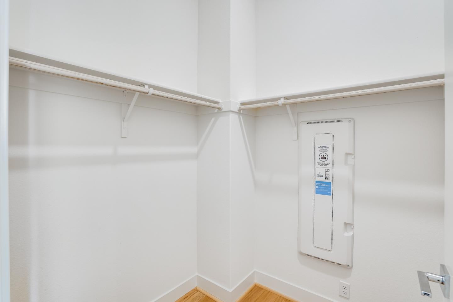 360 Riesling Avenue, Unit 32 Milpitas, CA 95035 - Photo 17 of 32 a view of walk in closet with empty racks