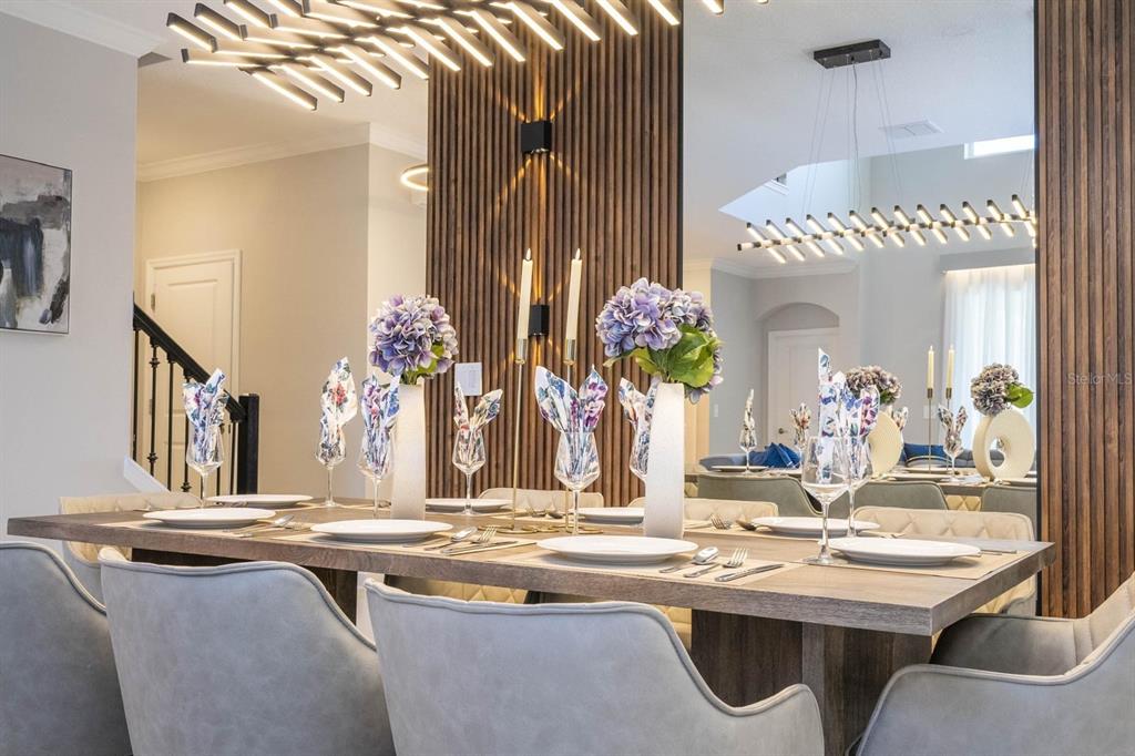 8964 Takeaway Way Davenport, FL 33896 - Photo 6 of 71 a bathroom with a granite countertop sink a mirror and a white walls