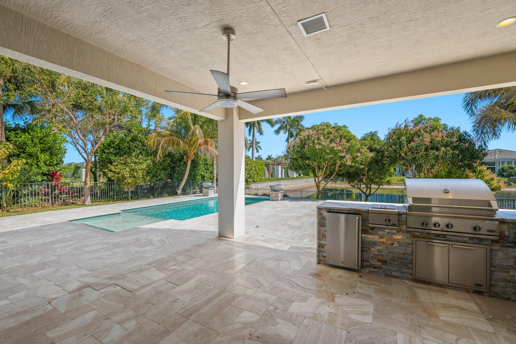 7015 Northwest 27th Avenue Boca Raton, FL 33496 - Photo 22 of 80 Covered Patio & Summer Kitchen