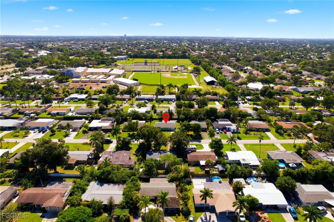 1440 Mandel Road Fort Myers, FL 33919 - Photo 35 of 40 an aerial view of residential houses with outdoor space