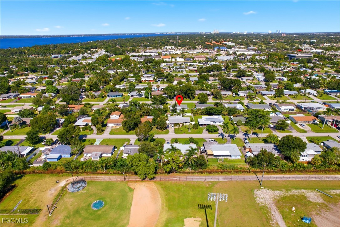 1440 Mandel Road Fort Myers, FL 33919 - Photo 37 of 40 an aerial view of residential houses with outdoor space and swimming pool