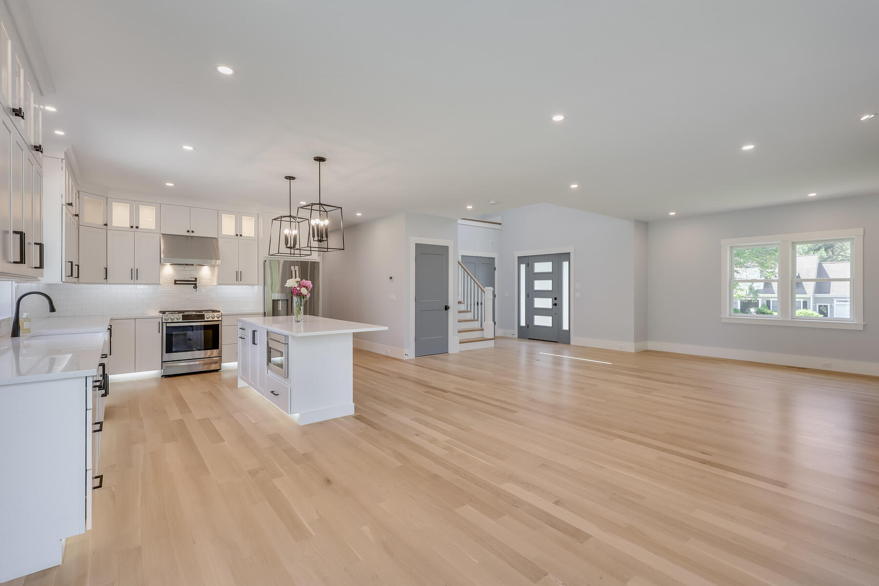 144 Rickenbacker Road East Falmouth, MA 02536 - Photo 8 of 50 a view of kitchen with cabinets and wooden floor