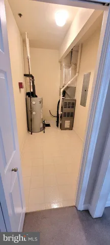 a view of a closet area of a house