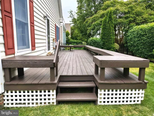 a view of a door and a yard