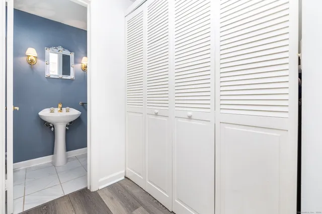 a view of bathroom with a sink