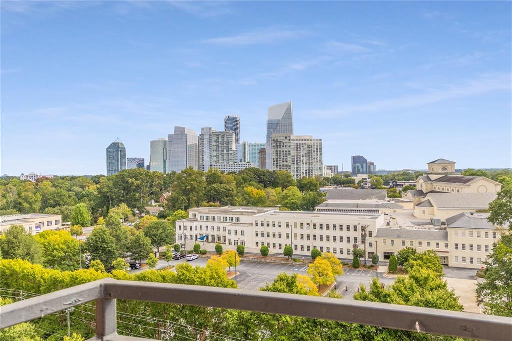 3180 Mathieson Drive Northeast, Unit 1010 Atlanta, GA 30305 - Photo 28 of 44 a view of a city from a balcony