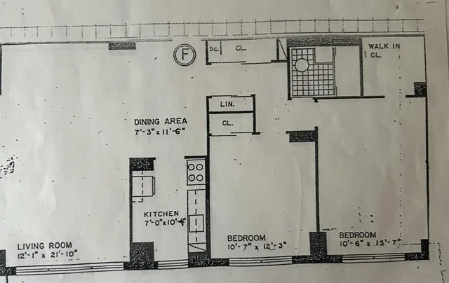a view of a hallway with storage and utility