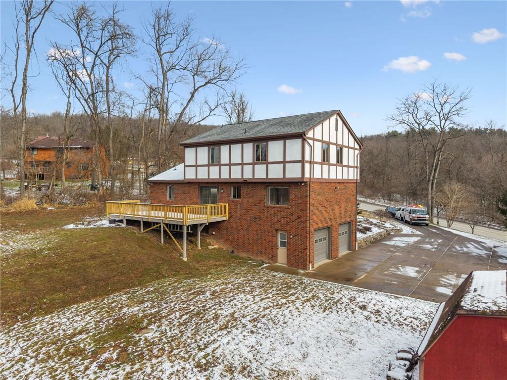 2530 Pleasant Valley Road Murrysville, PA 15668 - Photo 28 of 33 a view of a house with backyard and trees