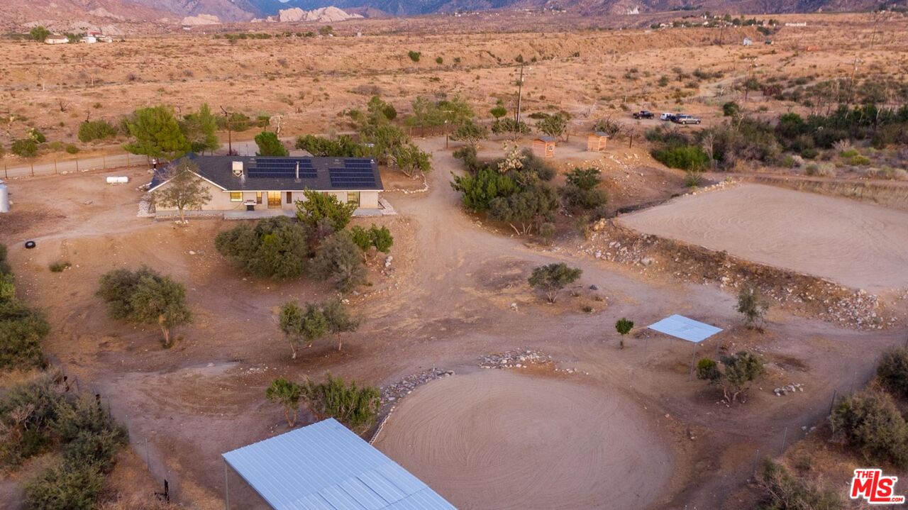 29243 Piani Road Pearblossom, CA 93553 - Photo 51 of 64 an aerial view of residential houses with outdoor space