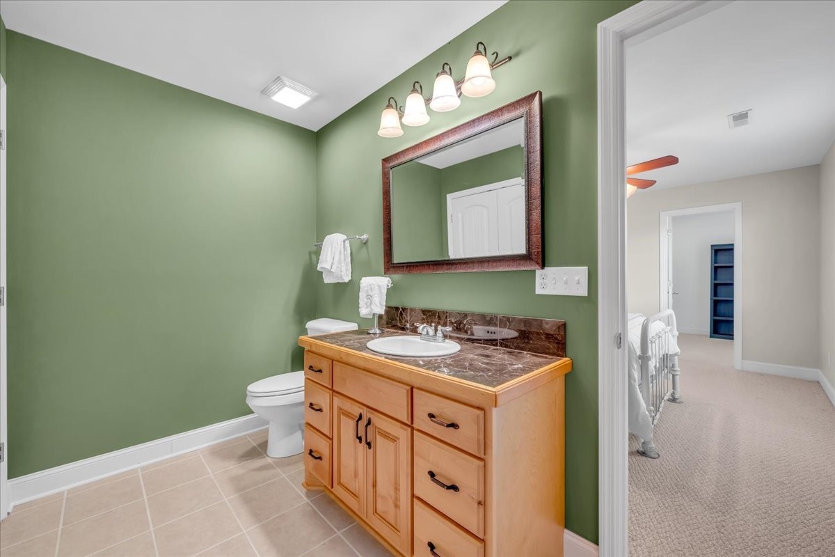 131 Butterfly Lane Bell Buckle, TN 37020 - Photo 31 of 46 a bathroom with a sink a toilet and mirror