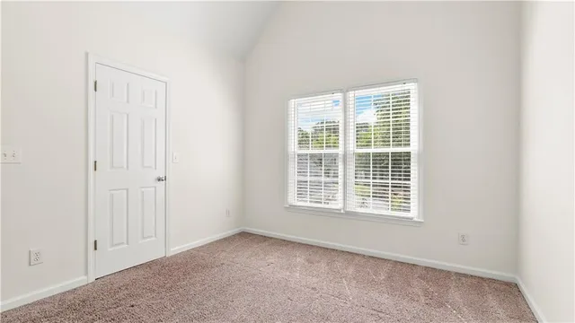 a view of an empty room