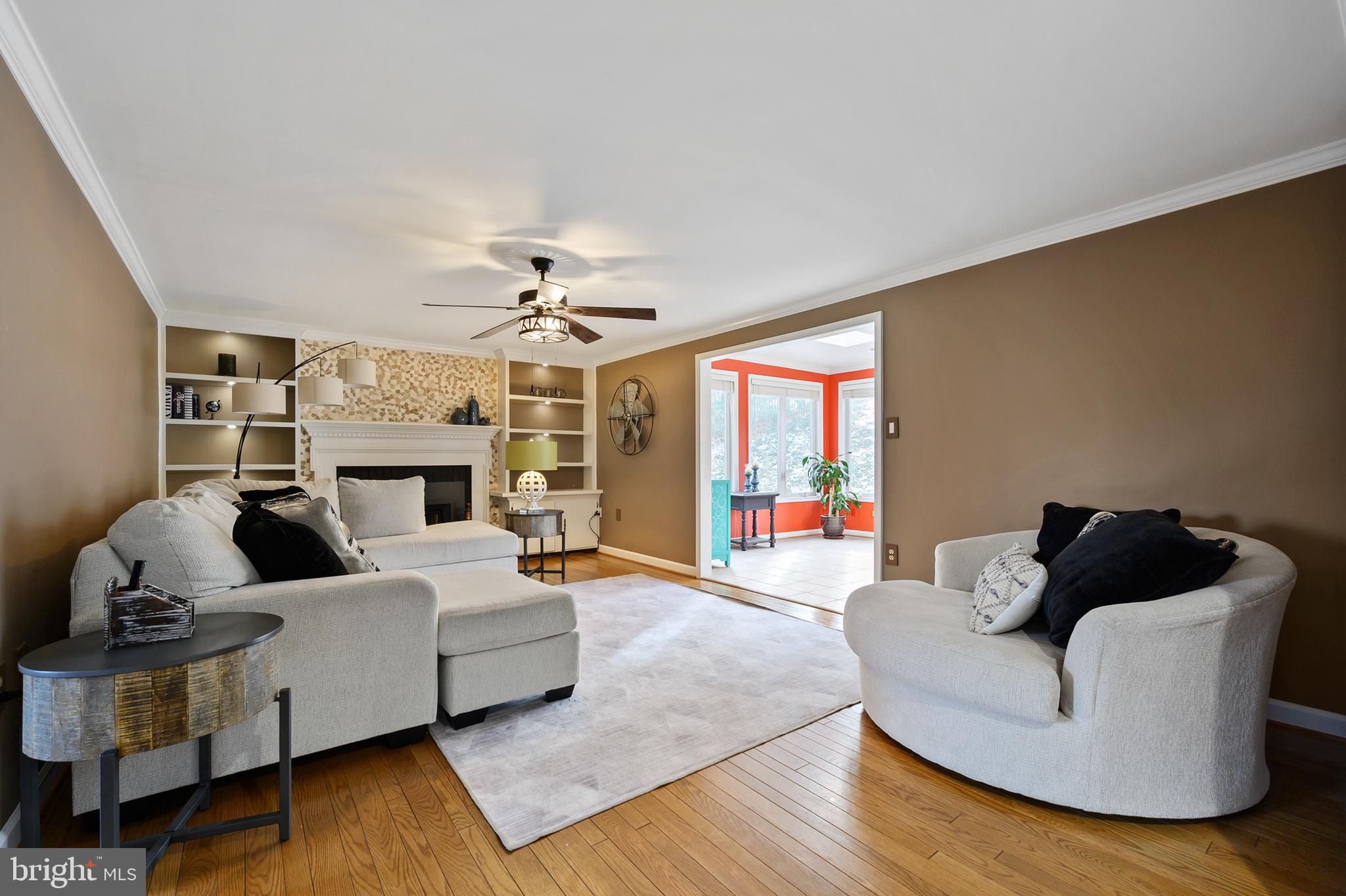 16010 Edgewood Drive Dumfries, VA 22025 - Photo 23 of 85 Living/family room has a beautiful fireplace