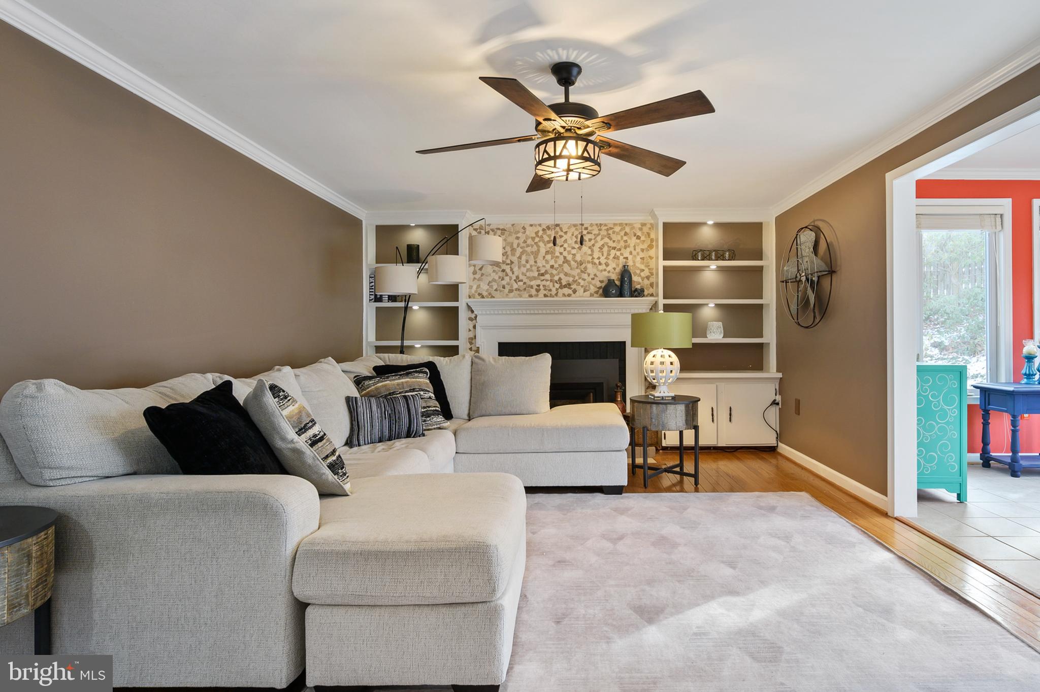 16010 Edgewood Drive Dumfries, VA 22025 - Photo 24 of 85 Warm and inviting family room with fireplace