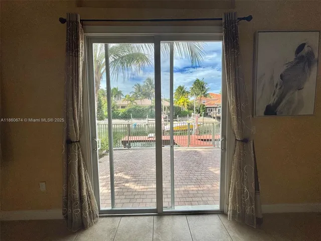 a view of outdoor space with seating area