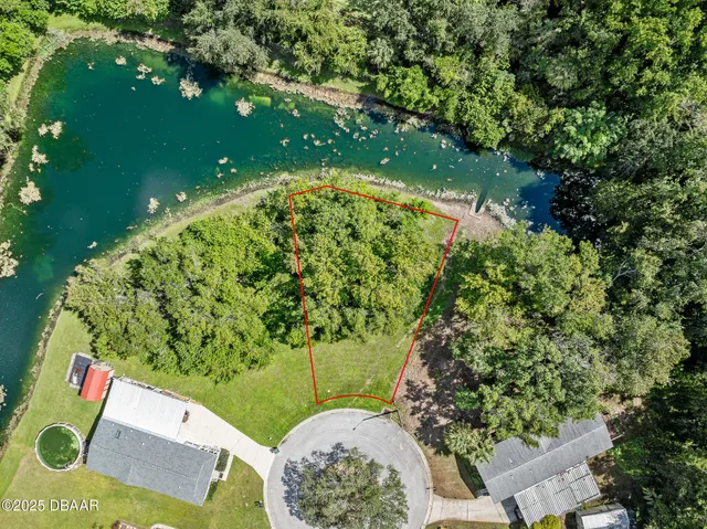 an aerial view of residential building with outdoor space