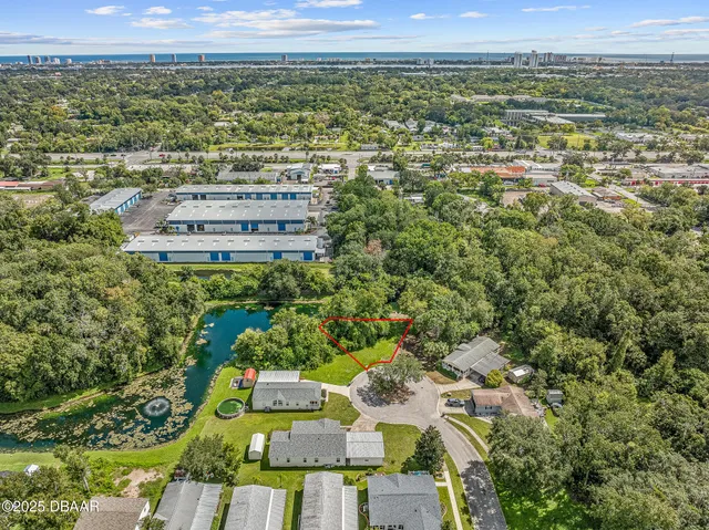 a view of city and ocean