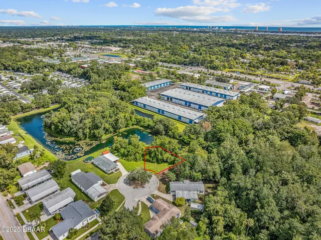 a view of a city with an ocean