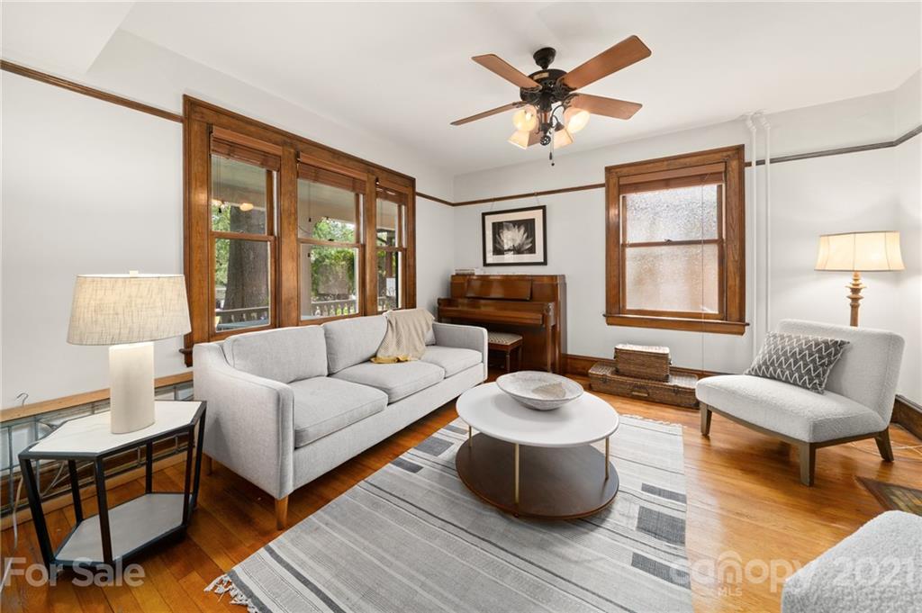 56 Pearson Drive Asheville, NC 28801 - Photo 10 of 44 a living room with furniture and a large window
