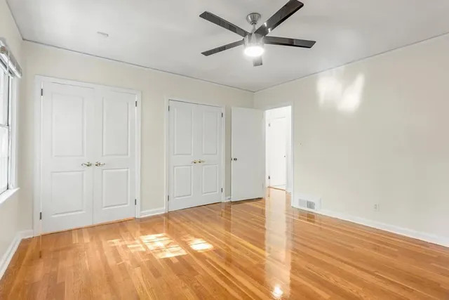 wooden floor in an empty room