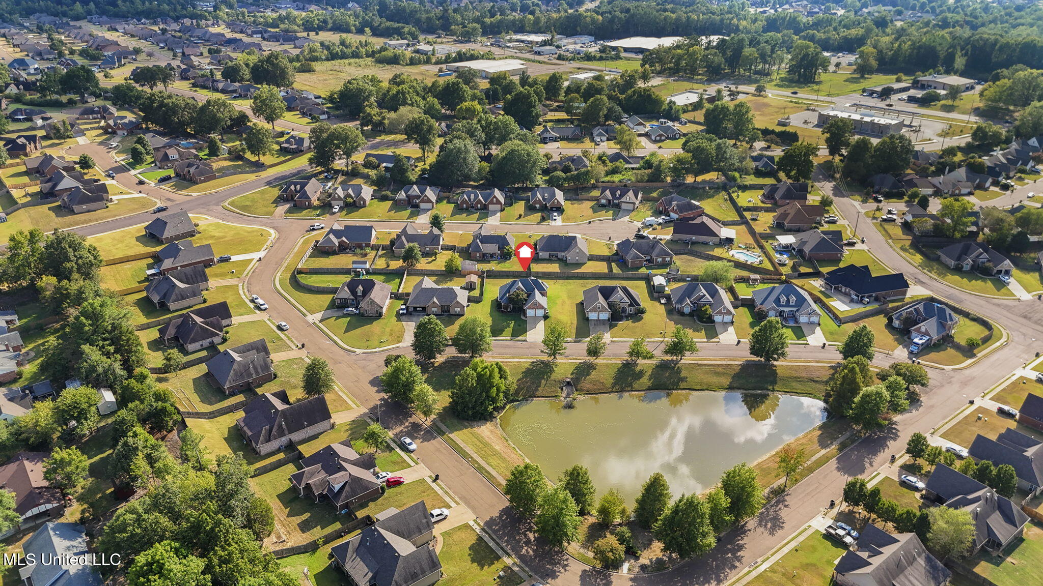69 Lake Pointe Drive Hernando, MS 38632 - Photo 8 of 22 Ariel Overview